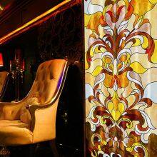 Art Pattern Customized Skylight Building Tempered Tiffany Stained Glass Ceiling Dome thumbnail-1