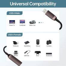 Shenzhen OEM Factory Wholesale USB3.0 Active Optical Fiber Extension Cable Type-A Male to Female for CCTV and Video Conference Cam thumbnail-4