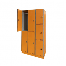 Z Shape Door Storage Fireproof HPL Laminate School Cabinet Gym Locker thumbnail-5