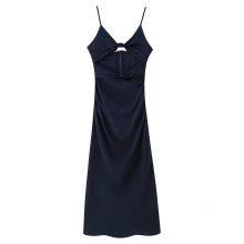 2025 Summer New Women's Clothing European and American Style Fashionable Casual Simple Slim Bead Dress thumbnail-3