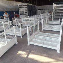 Foldable Turnover Box Heavy Metal Storage Box Scrap Box Transport Iron Box Stackable Turnover Box thumbnail-4