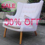 Classic Upholstered Chaise PAPA Bear Chair thumbnail-3