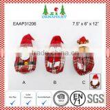 Traditional Red and Green Felt Christmas Candy Bag thumbnail-2
