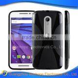China Suppliers X Pattern Tpu Soft Gel Skin for Moto G3nd Gen XT1064 Cell Phone Cover