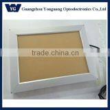 Rectangle Shape Super Slim Aluminum Snap Frame Diy Led Light Box/Snap Frame Light Box Sign