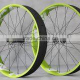 ICAN Bikes 26er Fat Bike Wheels, Snow/sand Wheels ,90mm Wide Bike Clincher Wheels thumbnail-3