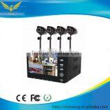 Cheap Cctv Camera Kit! Easy to Install in One Kit 4CH Security Cctv Dvr System With 4 Colour CMOS Camera