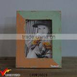 Wooden Free Standing Shabby Chic Table Photo Frame