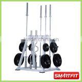 Multi Olympic Weight Plate and Bar Rack thumbnail-1