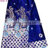 Rv2-6 Royal African Velvet Lace Fabrics for Dress thumbnail-1