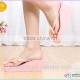 Guangzhou Shoes Factory Wholesale Newest Style Women Summer High Heel Flip Flops Quality Choice thumbnail-1