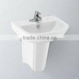 FH281F Washbasin With Half Pedestal Sanitary Ware Ceramic Bathroom Design thumbnail-1