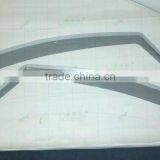 Smoke Colour IN CHANNEL STYLE Car Window Visors Wind Deflectors Weather Guard FOR PEUGEOT 207 2006Y