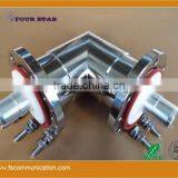 3-1/8" EIA Flange to 3-1/8" EIA Flagne Right Angle Connector Adaptor thumbnail-3