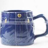 Creative Jeans Shape Ceramic Mug thumbnail-2