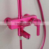 Bathroom Faucets Unique Hotel Style Pink Bathroom Shower Set 62801 thumbnail-6