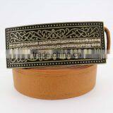 2015 Vintage Style Women's Fashoion Brand PU Belt With Shiny Rhinestone BIG Buckle thumbnail-2