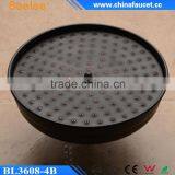 Black Round Brass Shower ORB Ceiling Wall Rainfall Shower Head thumbnail-3