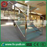 Interior Straight Tempered Glass Stair Glass Stair Prices for Sale--YUDI thumbnail-5