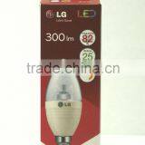 LG LED Light Candle 5W 300LM 2700K Dimmable C0527EA4T41 CLEAR thumbnail-2
