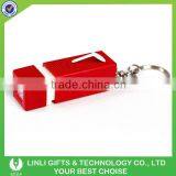 Customized Logo Plastic Led Flashlight Souvenir Keychain thumbnail-5