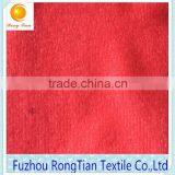High Quality Red Polyester Knitted Velvet Fabric for Undergarment