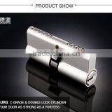 Multi Lock Cross Key Double Cylinder Cap Lock Door Parts thumbnail-2