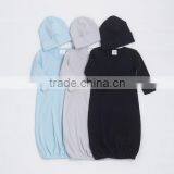 Baby take home outfit cotton knit sleeping bag unisex baby gown new born gift with hat