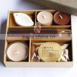 Glass Scented Candle Set With Incense Stick With Hot Design thumbnail-2