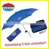 2015 Best Sell Five Folding Advertising Umbrella