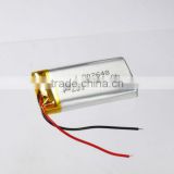 polymer lithium battery 802648 with 1000 mah capacity