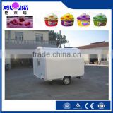 CE Mobile Fried Roll Ice Cream Cart For Sale