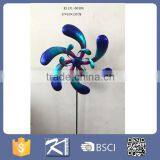 Metal Windmill Garden Stake Garden Decor Wholesale thumbnail-3