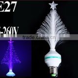 3W E27 LED Fiber Optical Light Flower Stage Light Christmas Tree Beauty Lamp light 85-260V