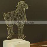 698-Horse 3d Shaping Lamp Art Decor Desk Light Led Night Light Led Energetic Saving Lamp thumbnail-2