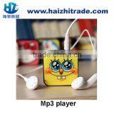 Cheap Bulk Square Shaped Mini Mp3, Cartoon Music Box Mp3 Players