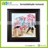 Popular eco-friendly formaldehyde removal wall art decor wall hanging wooden picture frame manufacturer