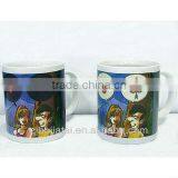 11oz Ceramic Heat Sensitive Partial Color Changing Mug for Lover