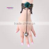 Green Flower Cool Handmade Cheap Fancy Wholesale Bangles Weeding Chura thumbnail-2