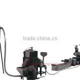 Plastic film recycling machine