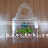 Printed Bopp Bag With Hanger and Self Adhesive Tape for Hanging on Bottle