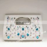 hand clutch evening bag with beaded
