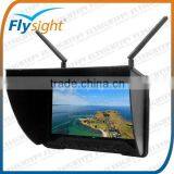 C818 7 Inch 1024X600 HD FPV TFT LCD Monitor FPV Aerial Photography With Sunhood and Battery for DJI