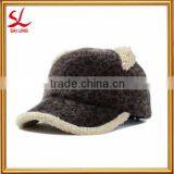 Fashion Women Rabbit Fur Winter Hat Rabbit Animal Hat Funny Adult Baseball Hats thumbnail-1
