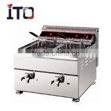 CH-780 Commercial Gas Fryer 2 Tank 2 Basket thumbnail-1