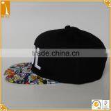 Custom 6 Panel Printed Bill 3D Embroidered Snapback Baseball Caps thumbnail-3