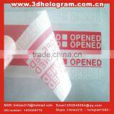 Design Anti-fake Warranty VOID Sea Area Seal