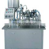 semi auto filling and sealing machine with inner heating system for soft tube