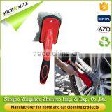 Short Handle Tire Brush, Non-slip Comfort Grip Car Wheel Brush