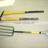 Carbon Steel Shovel and Steel Pick With Fiberglass Handle